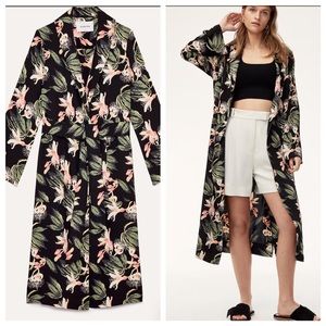 Aritzia Khalo Floral Print Robe